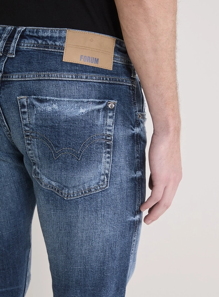 Calça Jeans Masculina Skinny Cintura Média - Igor