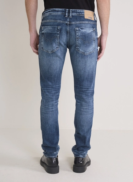 Calça Jeans Masculina Skinny Cintura Média - Igor