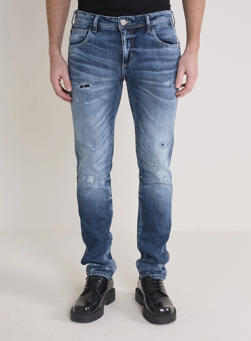 Calça Jeans Masculina Skinny Cintura Média - Igor Índigo 2