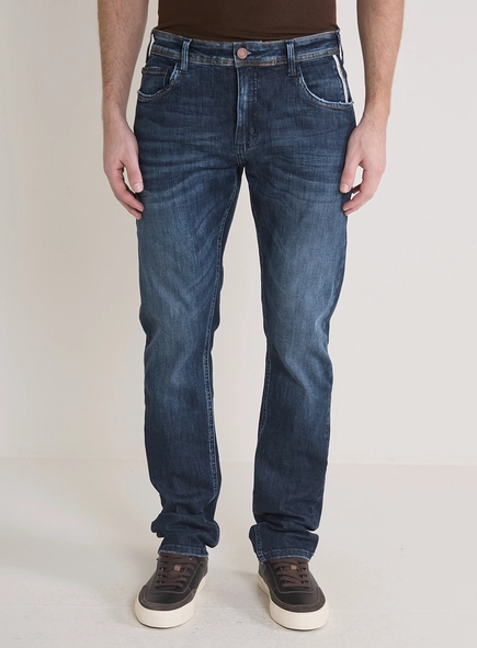 Calça Jeans Masculina Paul Slim Lavagem Escura