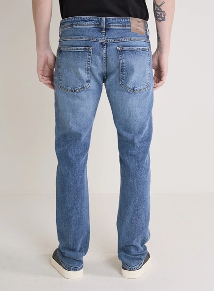 Calça Jeans Masculina Paul Slim Cintura Média