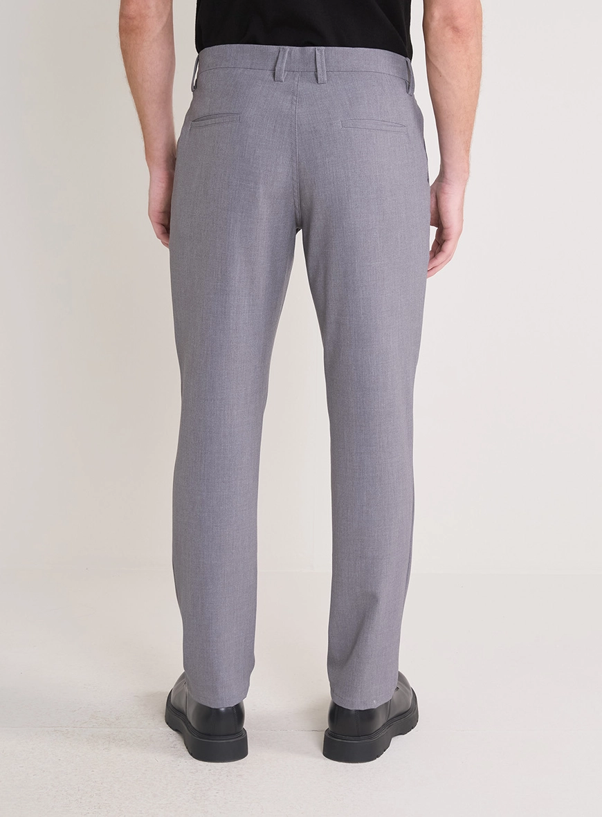Calça Masculina Slim Alfaiataria Cinza
