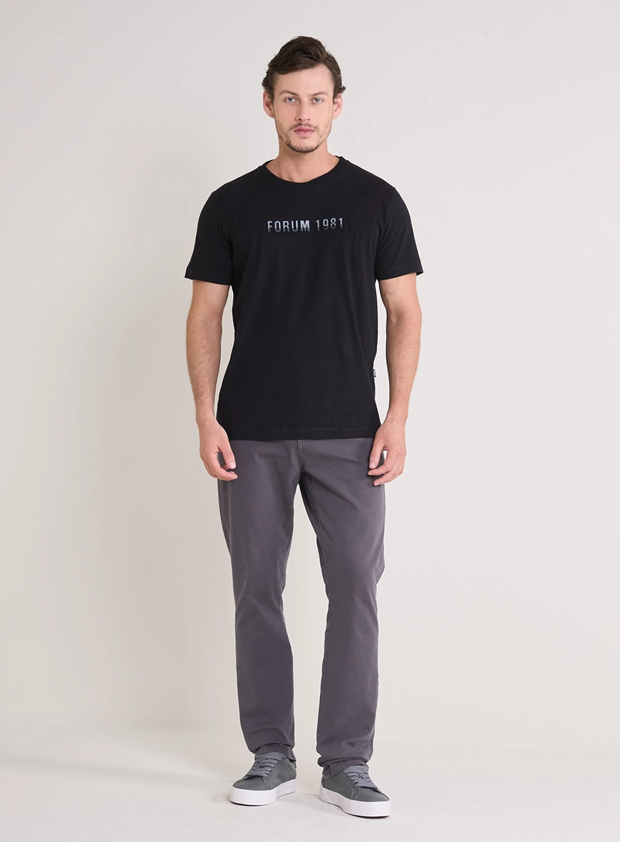 Calça Sarja Masculina Alfaiataria - Vitor CINZA