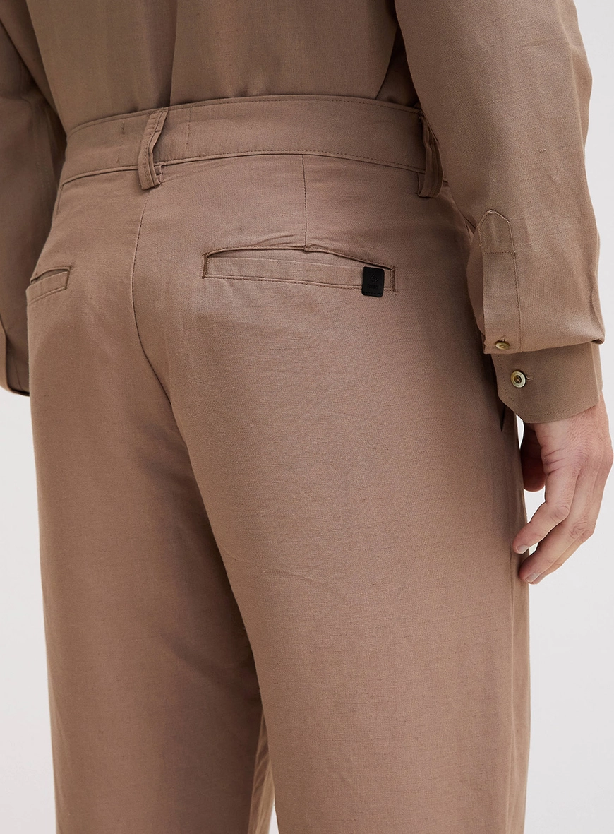 Calça Masculina Alfaiataria - Luciano Marrom