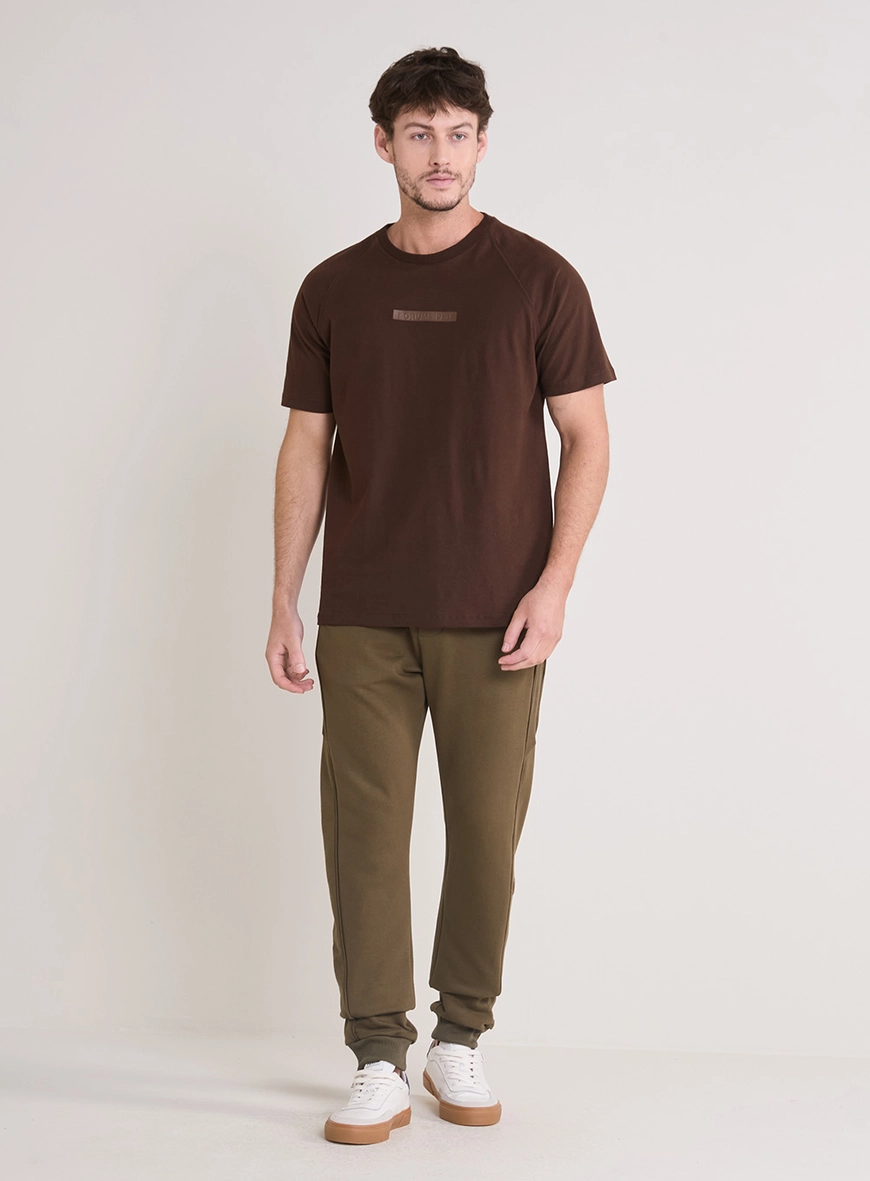 Calça Moletom Masculina Jogging Com Cordão Verde