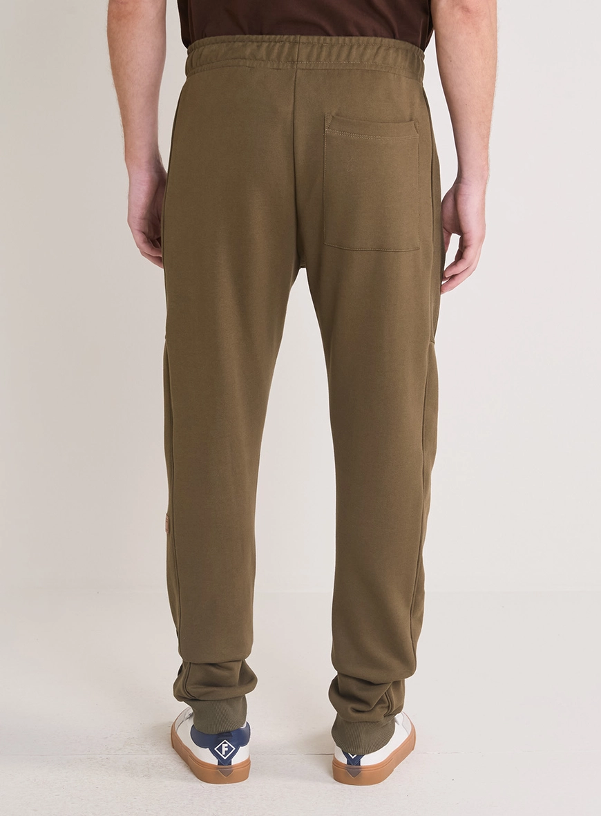 Calça Moletom Masculina Jogging Com Cordão Verde