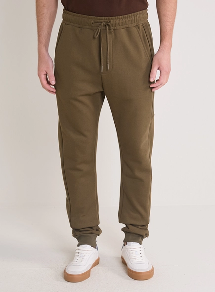 Calça Moletom Masculina Jogging Com Cordão