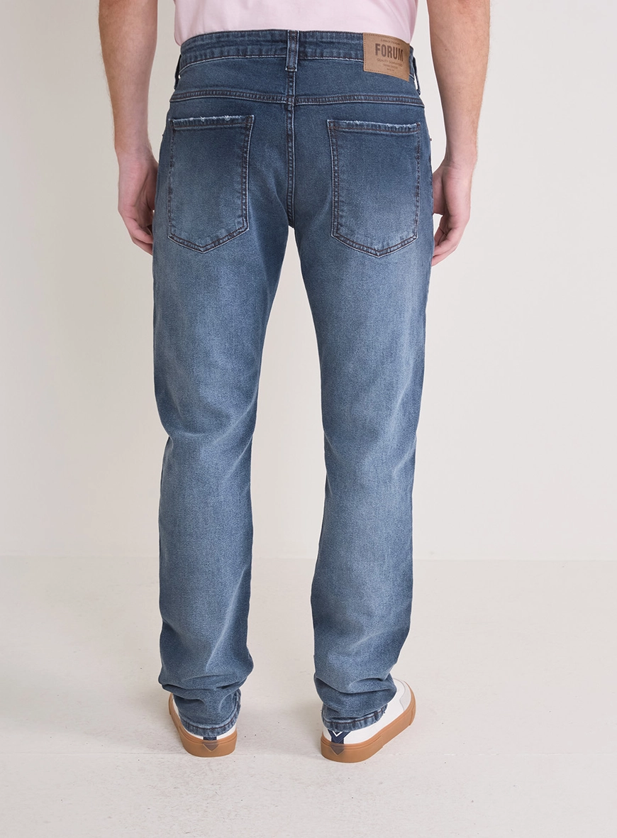 Calça Jeans Masculina Paul Slim Lavagem Média Índigo