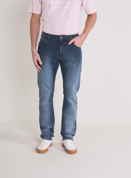 Calça Jeans Masculina Paul Slim Lavagem Média