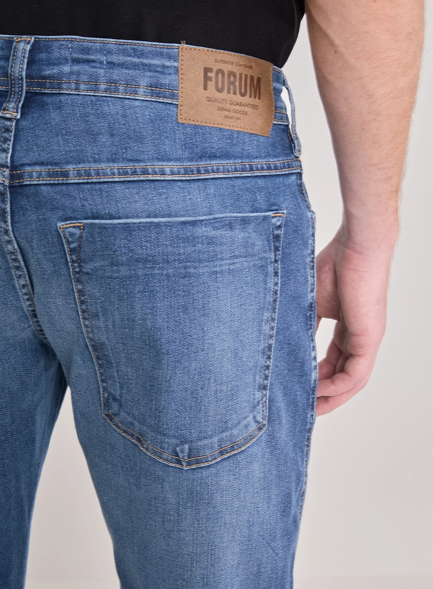 Calça Jeans Masculina Paul Regular Lavagem Média Índigo