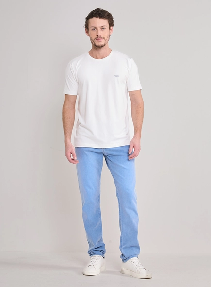 Calça Jeans Masculina Igor Skinny De Lavagem Clara