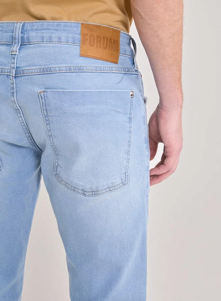 Calça Jeans Masculina Igor Skinny Lavagem Clara