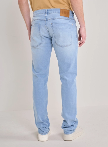 Calça Jeans Masculina Igor Skinny Lavagem Clara