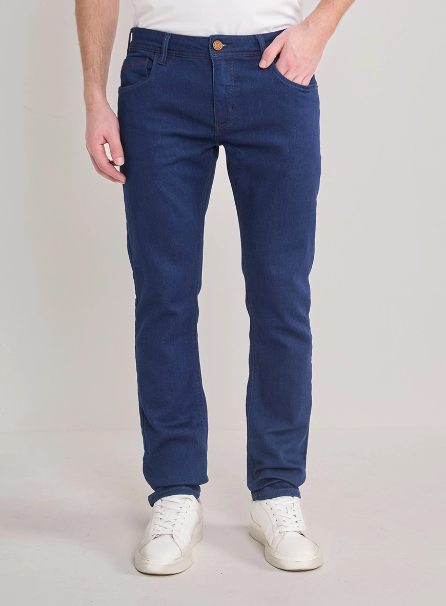 Calça Jeans Masculina Igor Skinny Lavagem Escura Índigo