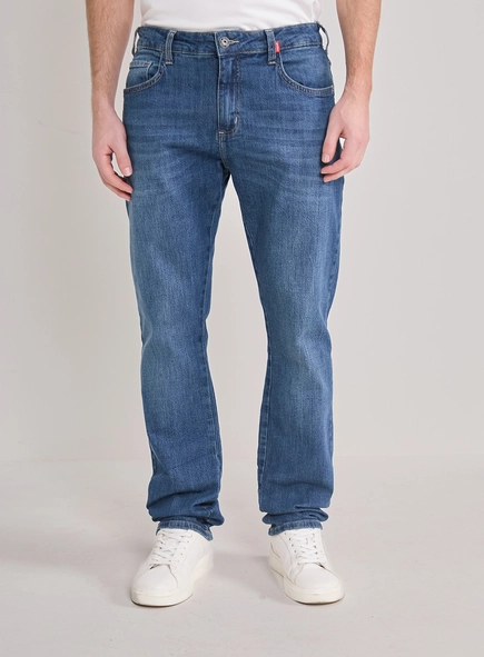 Calça Jeans Masculina Paul Slim Lavagem Clássica