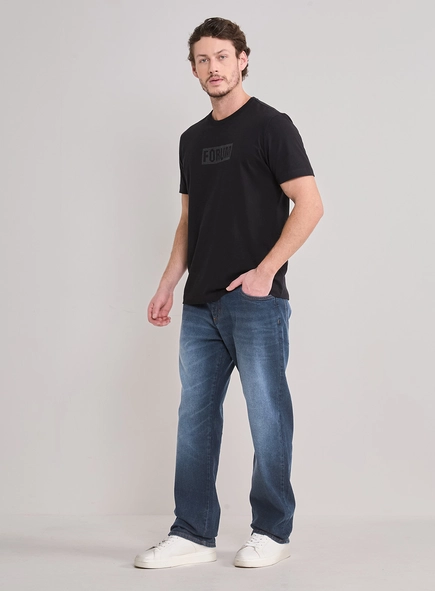 Calça Jeans Masculina Cintura Média - History