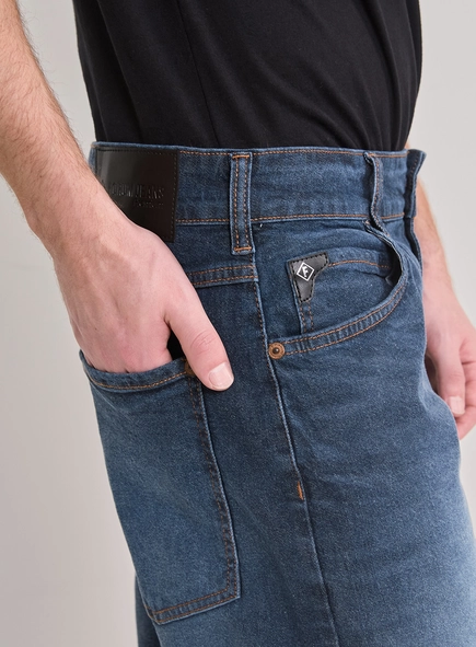 Calça Jeans Masculina Cintura Média - History