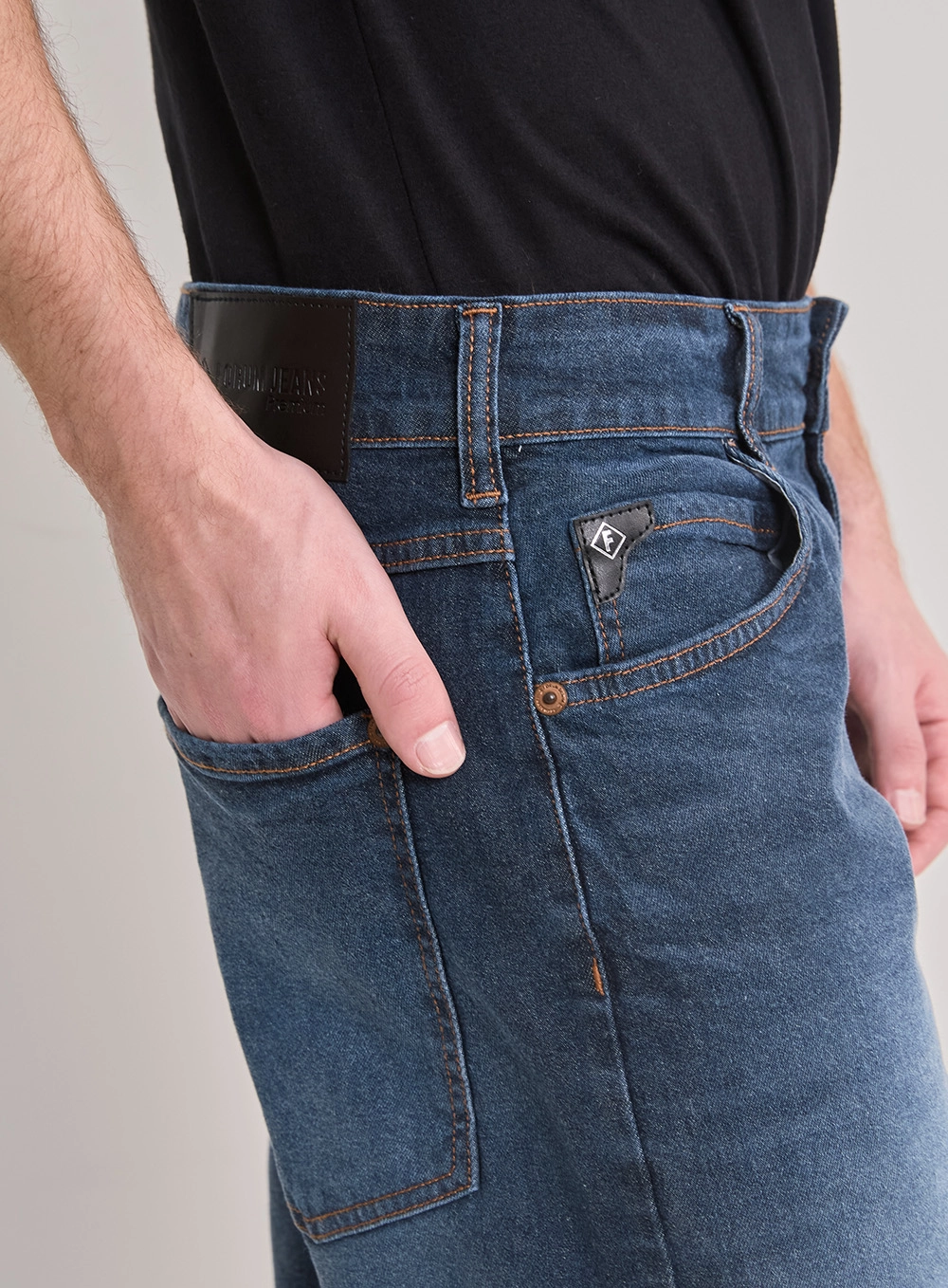 Calça Jeans Masculina Cintura Média - History Índigo 3