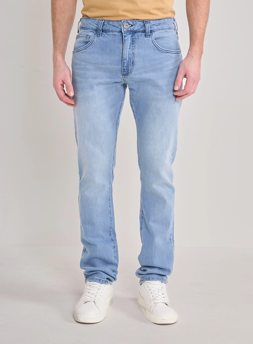 Calça Jeans Masculina Paul Slim Lavagem Clara Índigo