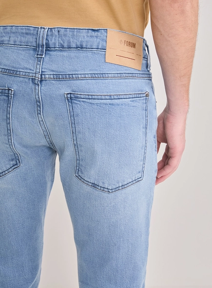 Calça Jeans Masculina Paul Slim Lavagem Clara