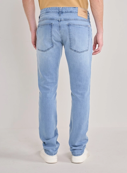 Calça Jeans Masculina Paul Slim Lavagem Clara