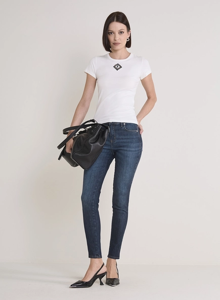 Calça Jeans Feminina Marisa Cigarrete