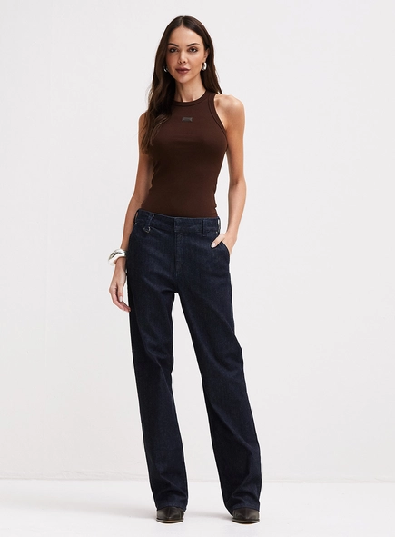 Calça Jeans Feminina Wide Leg - Raquel