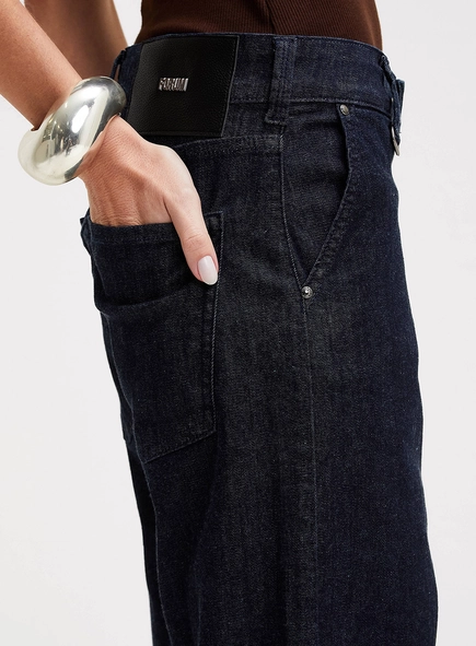 Calça Jeans Feminina Wide Leg - Raquel