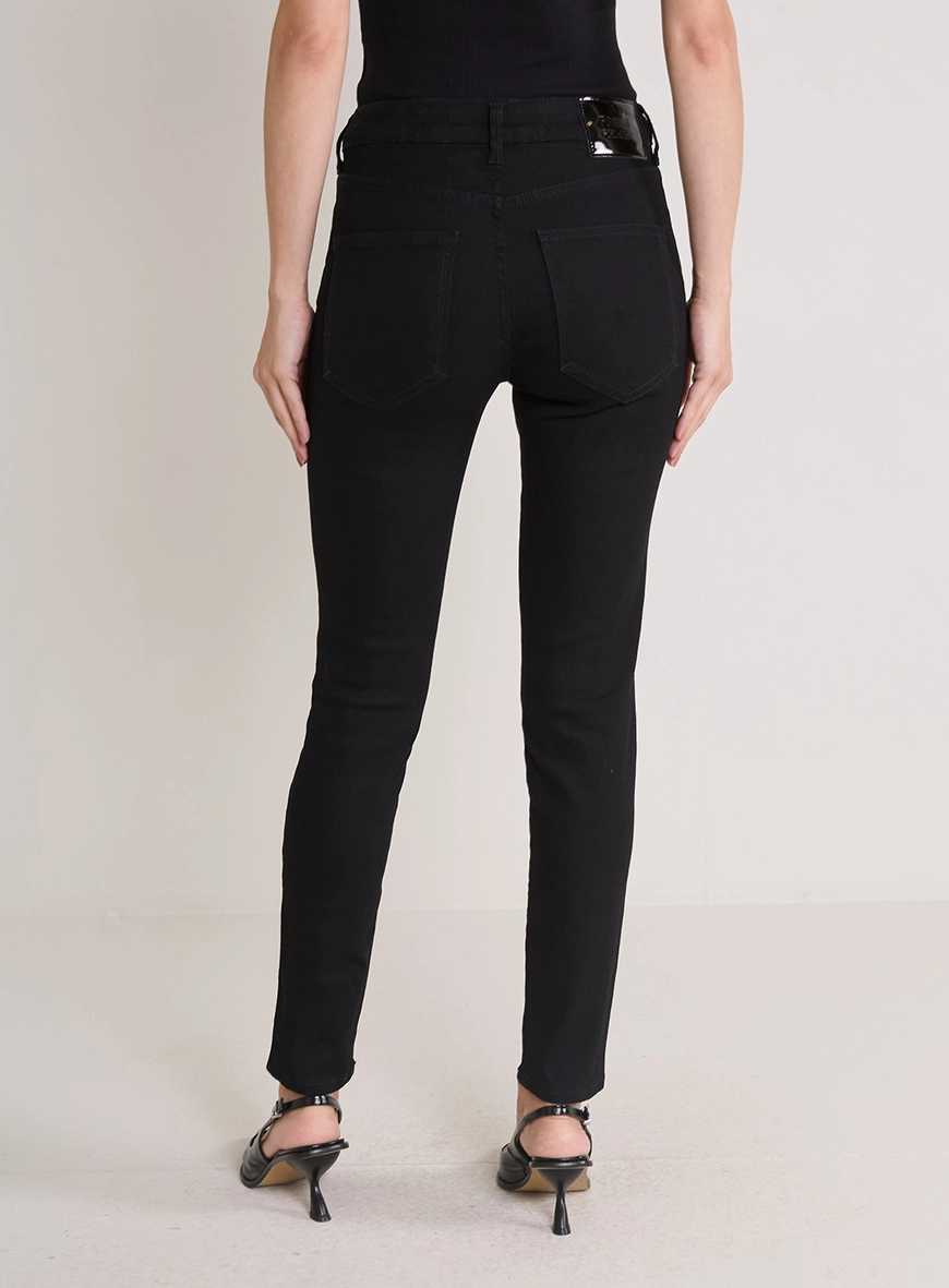 Calça Jeans Feminina Marisa Cigarrete Indigo Preto