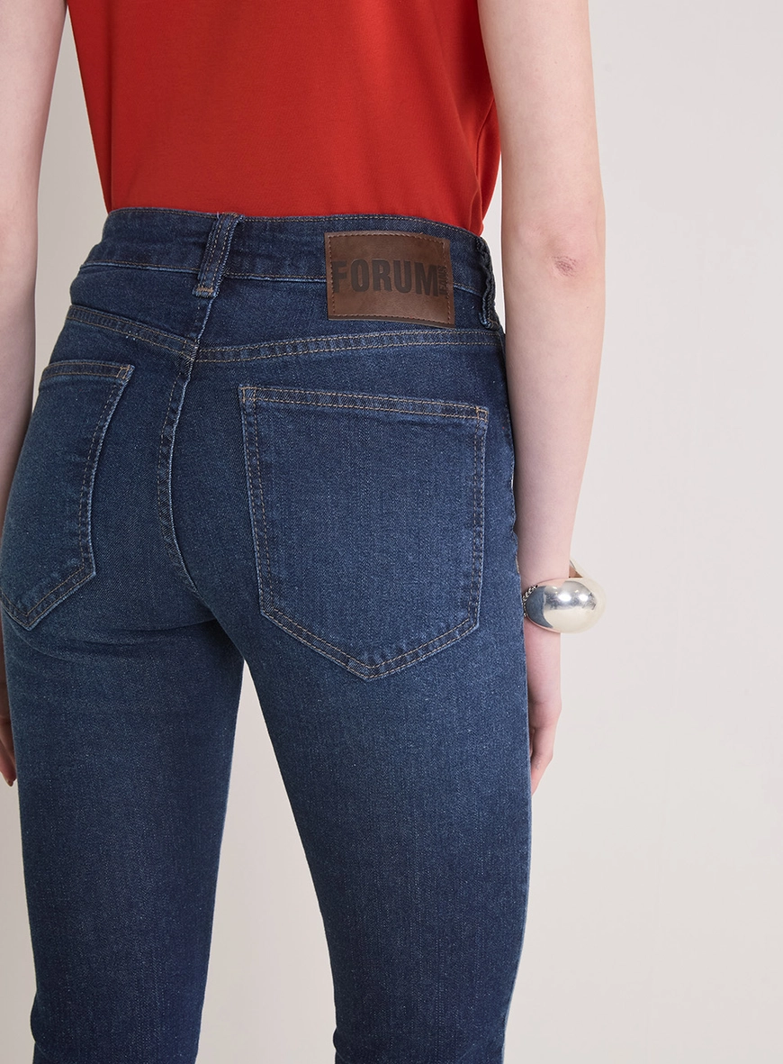Calça Jeans Feminina Marisa Slim Índigo