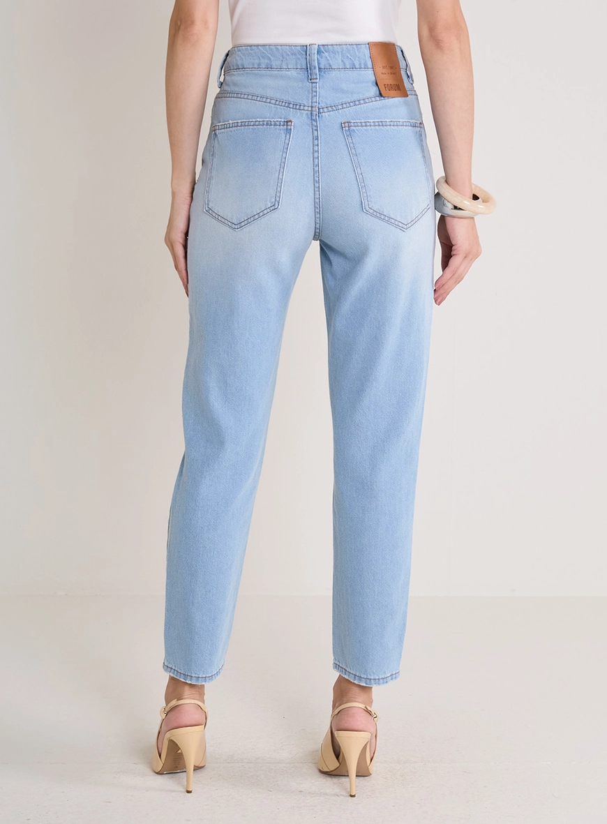 Calça Jeans Feminina Lola Reta Lavagem Clara Índigo