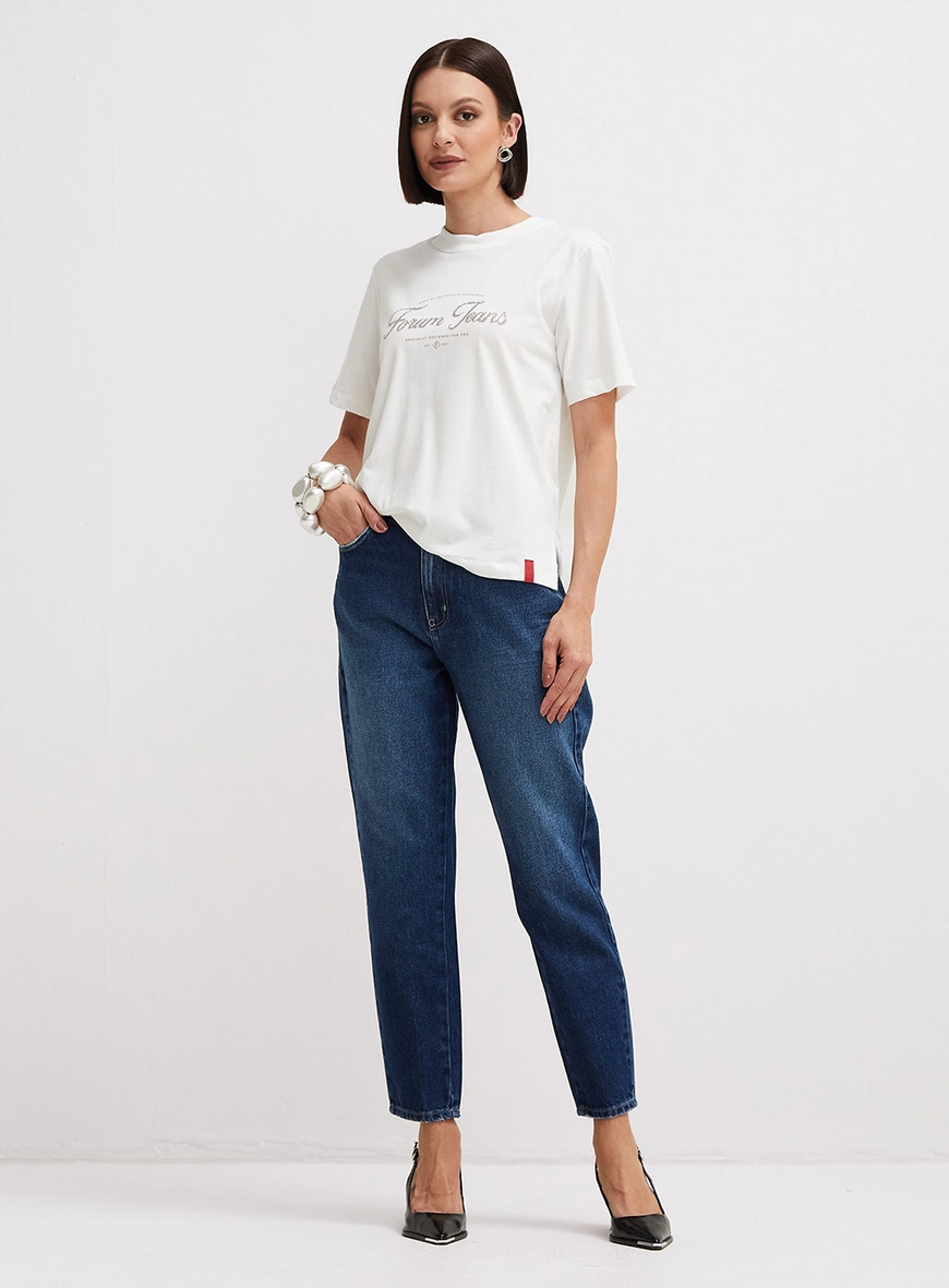 Calça Jeans Feminina Lola Lavagem Escura Índigo