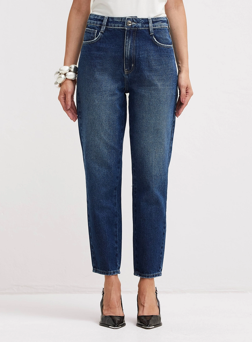 Calça Jeans Feminina Lola Lavagem Escura Índigo