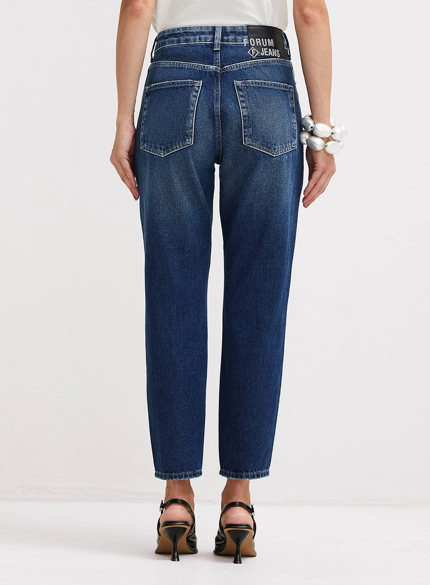 Calça Jeans Feminina Lola Lavagem Escura Índigo
