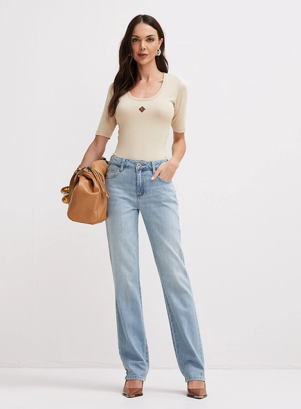 Calça Jeans Feminina Slim - Marisa