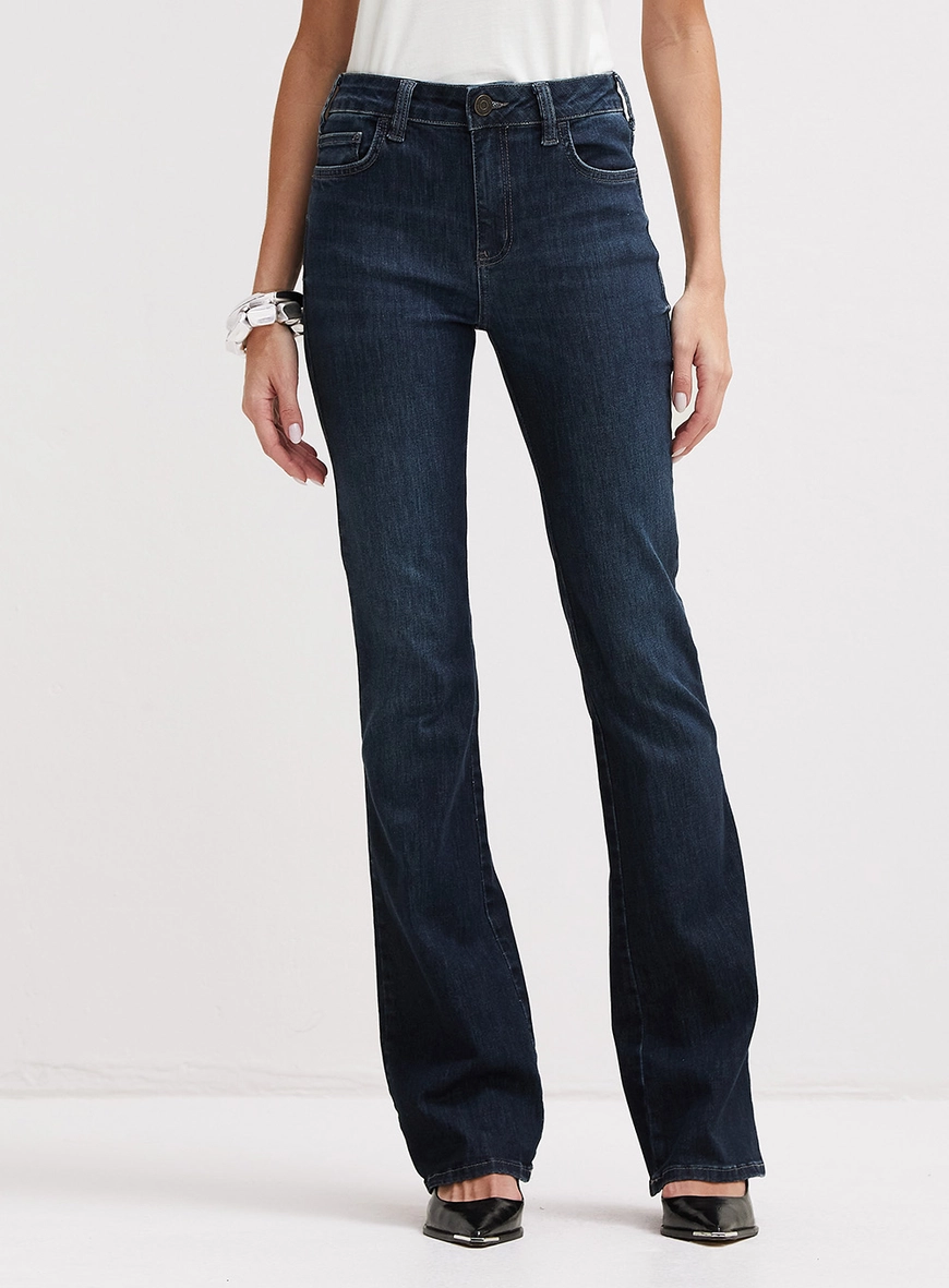 Calça Jeans Feminina Marisa Boot Cut Índigo