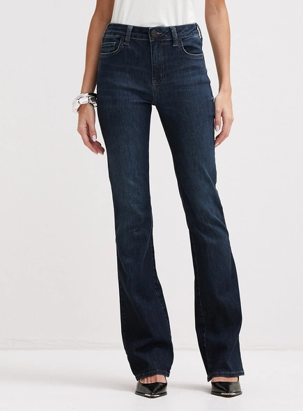 Calça Jeans Feminina Marisa Boot Cut