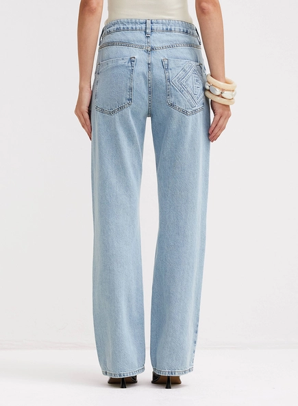 Calça Jeans Feminina Wide Leg - Raquel