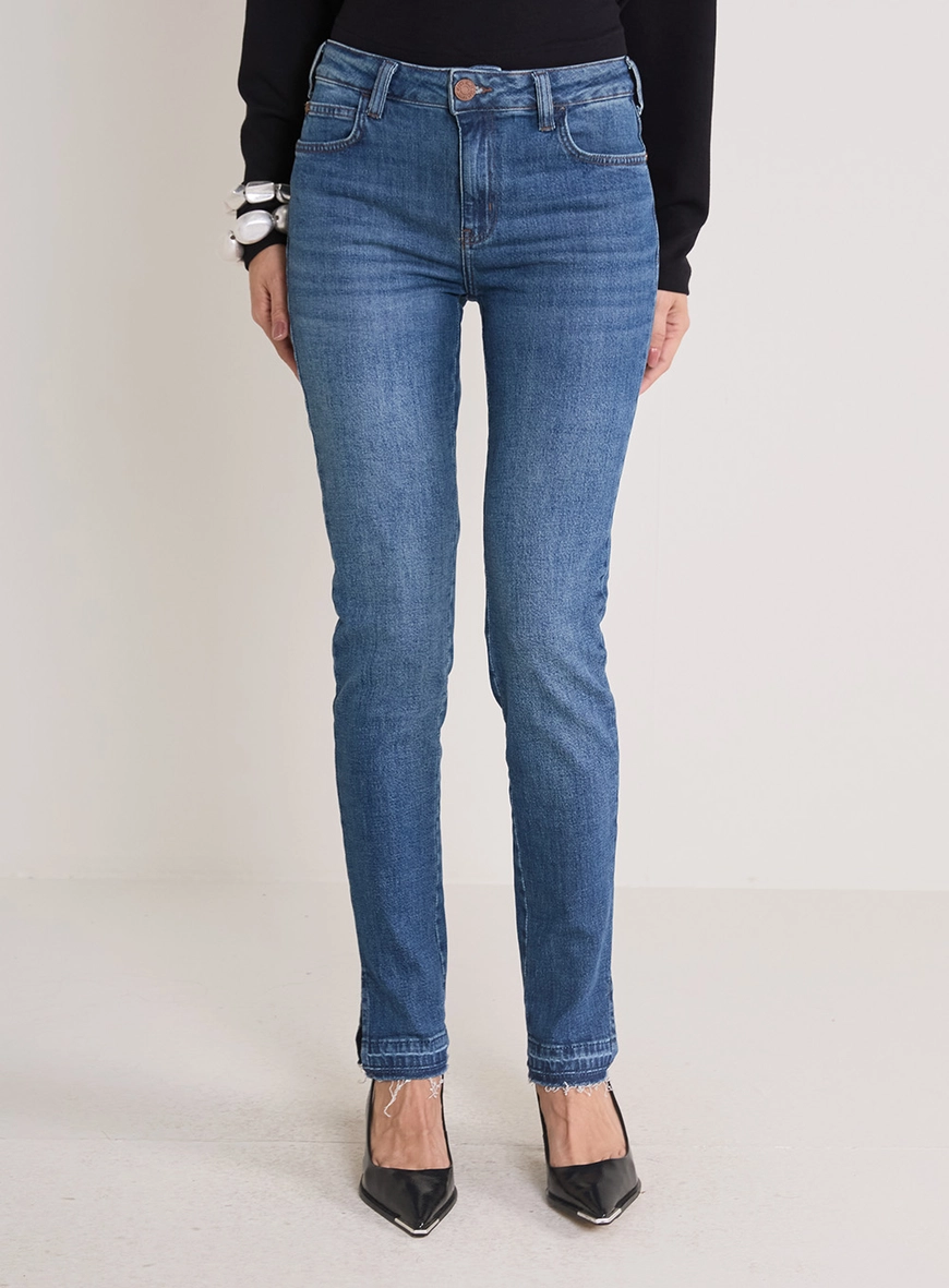 Calça Jeans Feminina Marisa Skinny Índigo
