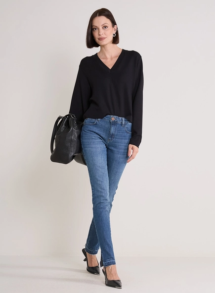 Calça Jeans Feminina Marisa Skinny
