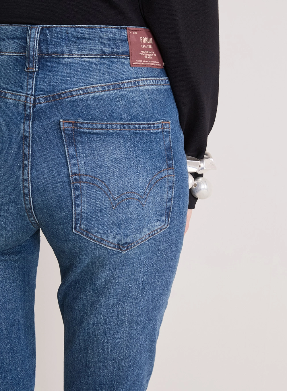 Calça Jeans Feminina Marisa Skinny Índigo 3