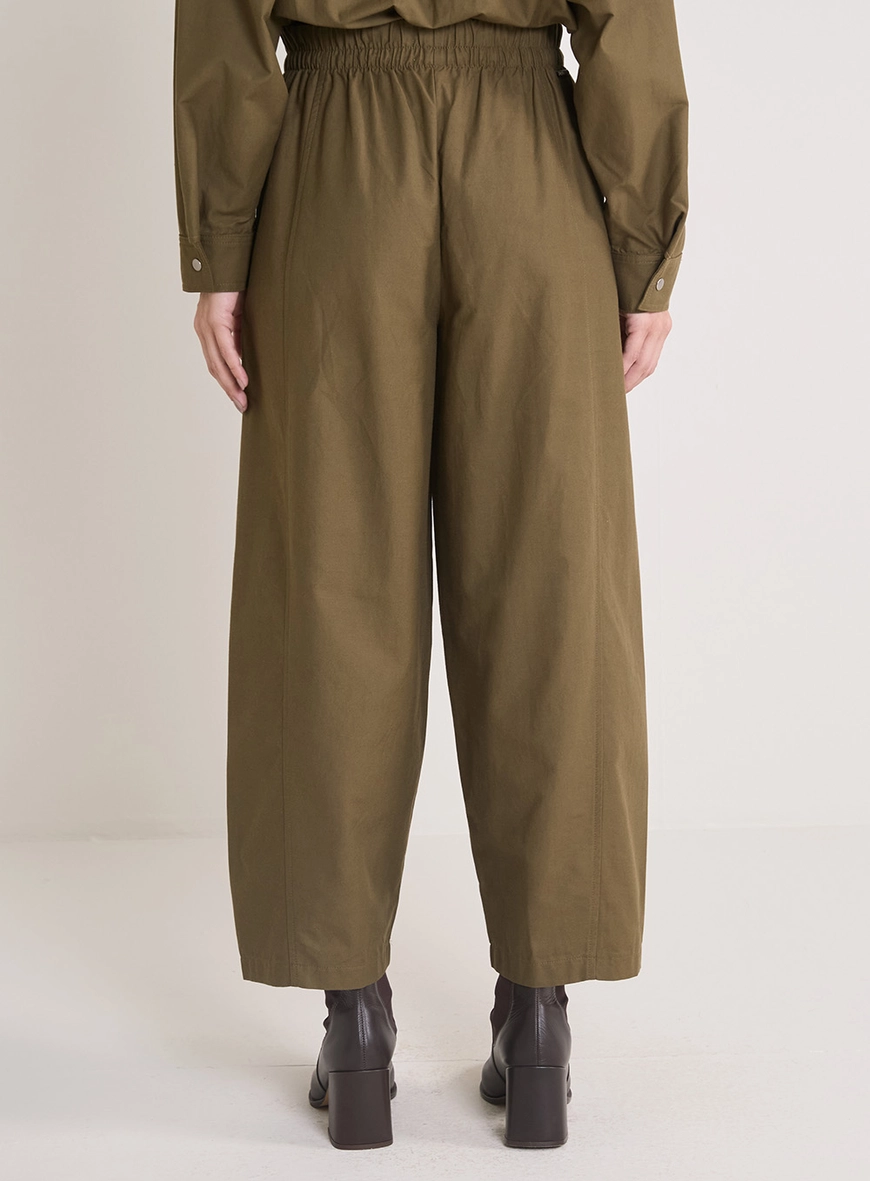 Calça Feminina Cenoura Com Amarração Verde