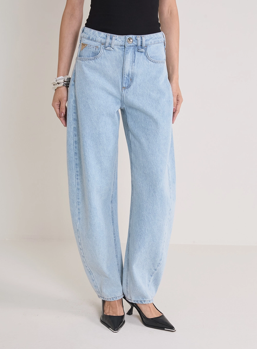 Calça Jeans Feminina Barrel Índigo