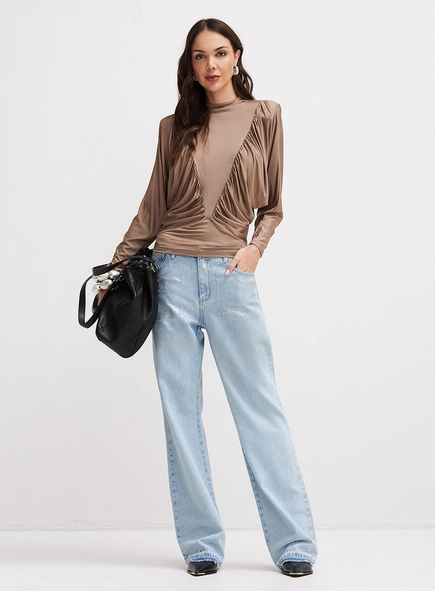 Calça Jeans Feminina Wide Leg - Raquel