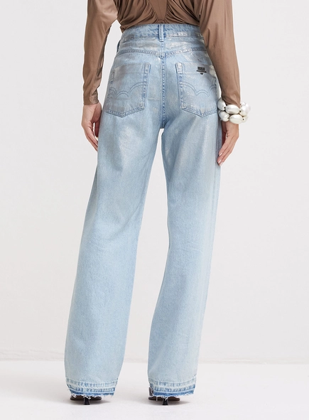 Calça Jeans Feminina Wide Leg - Raquel