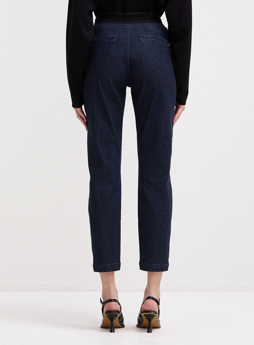 Calça Jeans Feminina Alfaiataria Lola Stretch Índigo