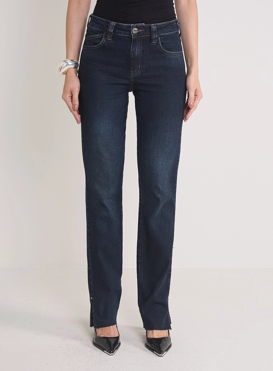 Calça Jeans Feminina Slim - Marisa Índigo