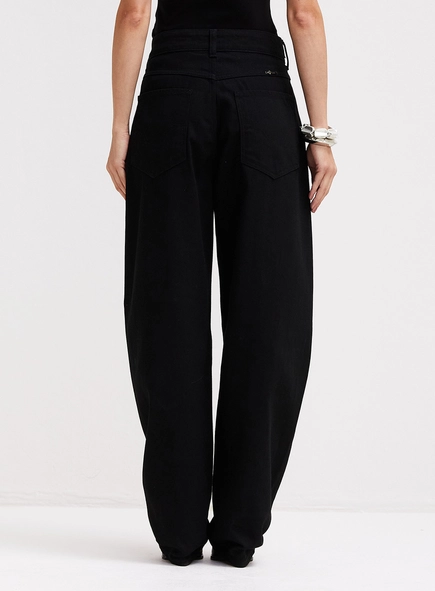 Calça Jeans Feminina Barrel
