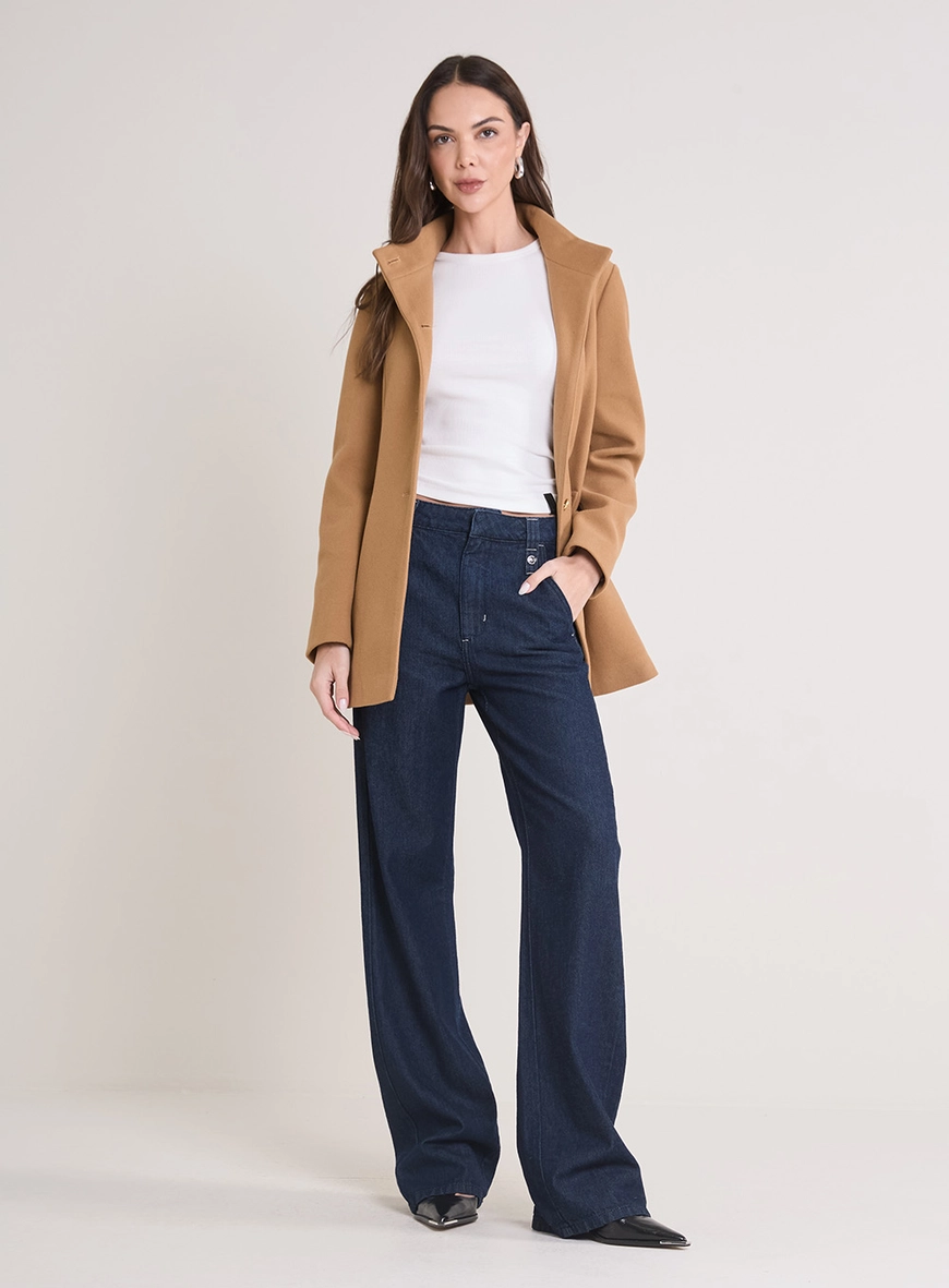 Calça Jeans Feminina Lavagem Escura - Bella Índigo