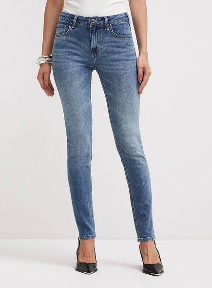 Calça Jeans Feminina Marisa Skinny Lavagem Clara